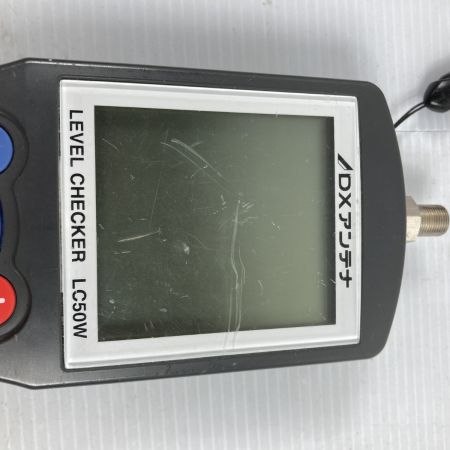  DXアンテナ デジタルレベルチェッカー ※通電確認のみ　液晶画面キズあり LC50W ブラック