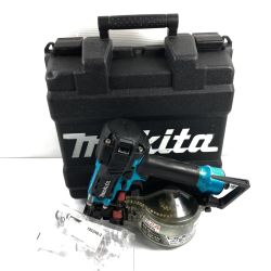 ＊＊ MAKITA マキタ 50mm 高圧エア釘打 ケース付 ※ネイルの蓋欠けあり AN534H ブルー Cランク