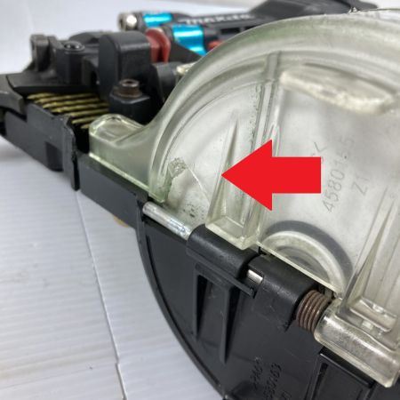  MAKITA マキタ 50mm 高圧エア釘打 ケース付 ※ネイルの蓋欠けあり AN534H ブルー