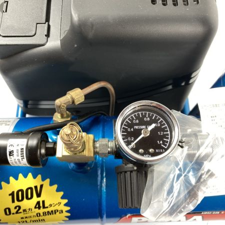  PUMA プーマ オイルレスコンプレッサー＆ エアタッカ＆ コイルホース セット AM02-04N ブルー