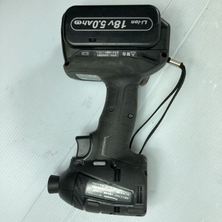  Panasonic パナソニック 14.4V/18V コードレスインパクトドライバ 18Vバッテリ1個・充電器付 PSEマークあり EZ75A7 ブラック