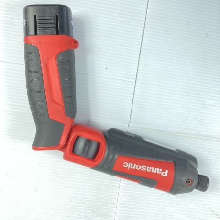  Panasonic パナソニック 7.2V コードレススティックインパクトドライバ バッテリ・充電器付 EZ7521 ブラック×レッド