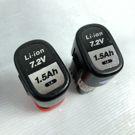  Panasonic パナソニック 7.2V コードレススティックインパクトドライバ バッテリ・充電器付 EZ7521 ブラック×レッド