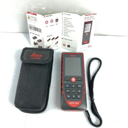  DISTO レーザー距離計 ソフトケース付 ※PSCマークあり 通電チェックのみ D510 ブラック×レッド