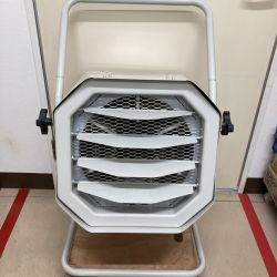 ＊＊ NAKATOMI 三相200v 電気ファンヒーター TEH-100 ベージュ ※電源ｺｰﾄﾞ/ネジ1本欠品 Bランク