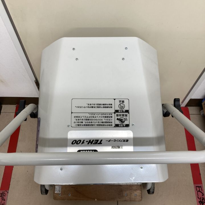 NAKATOMI 三相200v 電気ファンヒーター TEH-100 ベージュ ※電源ｺｰﾄﾞ