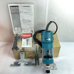 ＊＊ MAKITA マキタ 100v トリマ 3707F ブルー Bランク