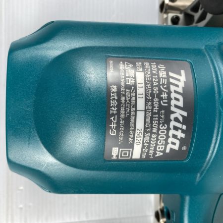  MAKITA マキタ ブレーキ付 小型ミゾキリ  3005BA ブルー