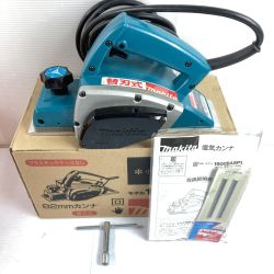 ＊＊ MAKITA マキタ 82mm 100v 電動カンナ 1900BA ブルー Cランク