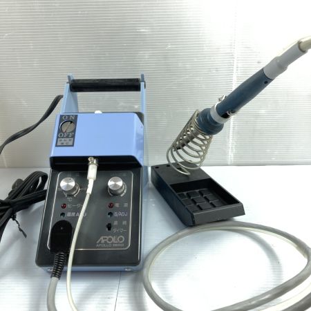  APORO アポロ精工 自動はんだゴテ ソルダペッカ 付属品完備 ※ハンダ別売り 現状品 PSB-10 ライトグレー
