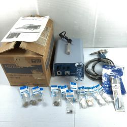 ＊＊ HOZAN ハンダ吸収機 ソルダークリーナー付属品付 通電確認のみ HS-851 ライトグレー Bランク