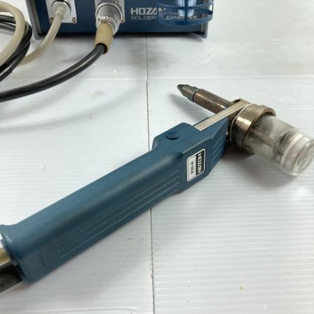  HOZAN ハンダ吸収機 ソルダークリーナー付属品付 通電確認のみ HS-851 ライトグレー