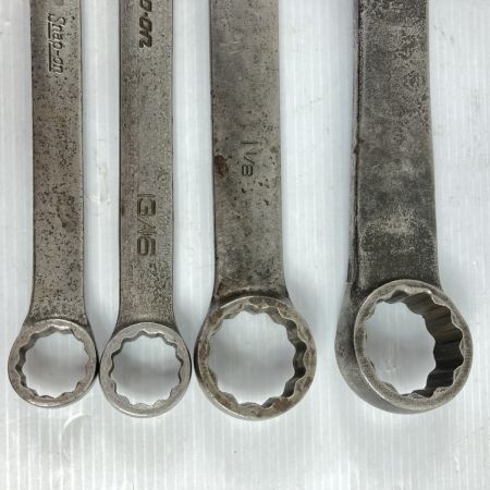  Snap-on スナップオン コンビネーションレンチ 4本セット GOEXシリーズ