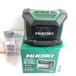 ＊＊ HiKOKI ハイコーキ 14.4v/18v コードレスラジオ Bluetooth連動機能付き UD18DA ブラック 未使用品 Sランク