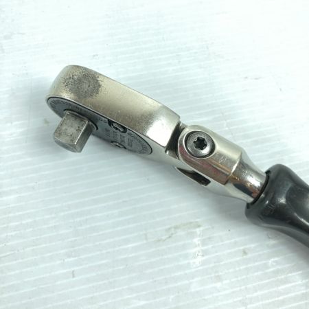  Snap-on スナップオン ハードハンドルスタビー フレックスラチェット 差込角 3/8  FHKFD80A ブラック×シルバー