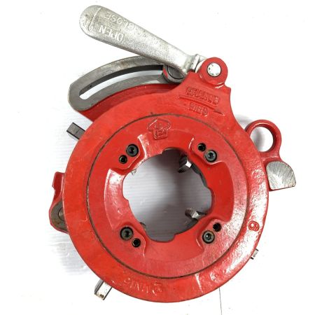  REX レッキス 自動切上ダイヘッド (1 ・1/2 ~ 2)チェーザ付 (2) レッド