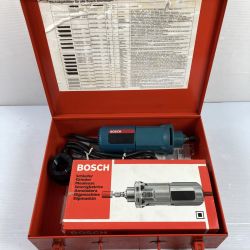 ＊＊ BOSCH ボッシュ コード式面取りカッター 付属品＆ケース付 1210-MC2型 ネイビー Aランク