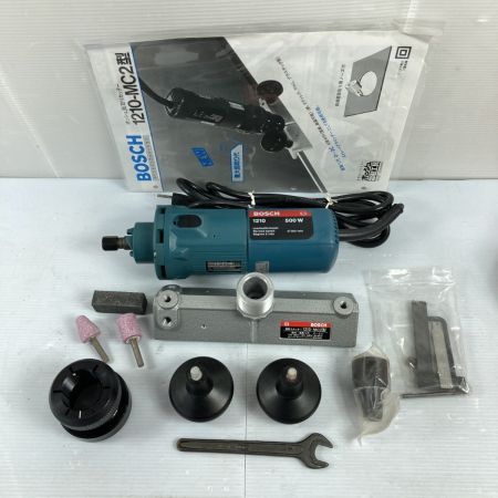  BOSCH ボッシュ コード式面取りカッター 付属品＆ケース付 1210-MC2型 ネイビー