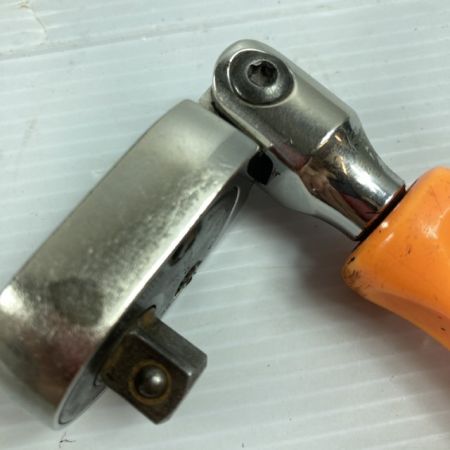  Snap-on スナップオン 首振りラチェットハンドル 差込角3/8インチ 9,5mm FHKFD80 オレンジ
