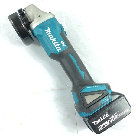  MAKITA マキタ 18V 100mm 充電式ディスクグラインダ (バッテリ1個・充電器・ケース付） GA404DN ブルー