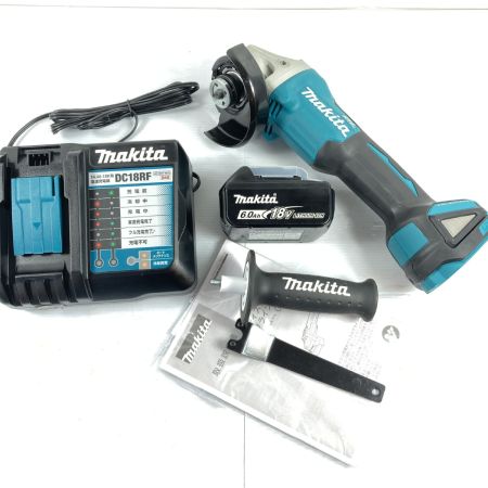  MAKITA マキタ 18V 100mm 充電式ディスクグラインダ (バッテリ1個・充電器・ケース付） GA404DN ブルー