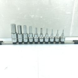 ＊＊ TONE トネ ヘキサゴンソケットセット 差込角12.7mm(1/2inch)  シルバー Cランク