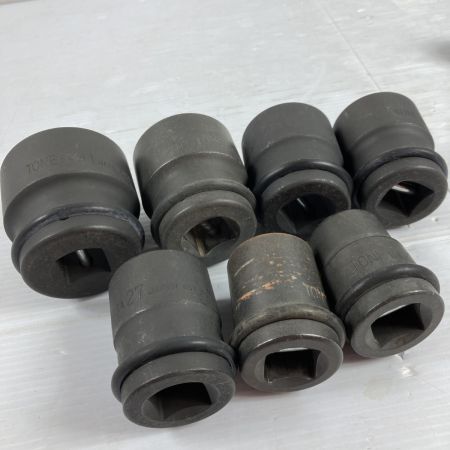 TONE トネ インパクトソケットセット 6角 19sq & 12.7sq 変換用アダプタ付属 15pc ケース付
