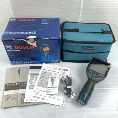  BOSCH ボッシュ 10.8V/単三電池仕様 コードレス 赤外線サーモグラフィー ケース付 GTC400C ネイビー