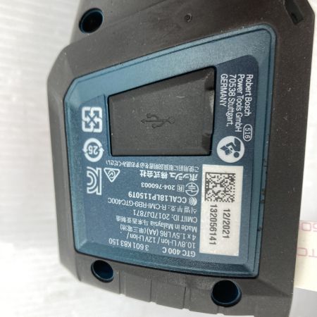  BOSCH ボッシュ 10.8V/単三電池仕様 コードレス 赤外線サーモグラフィー ケース付 GTC400C ネイビー