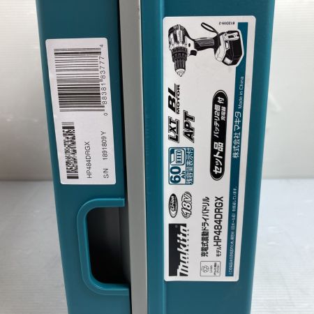  MAKITA マキタ 18v 充電式震動ドライバドリル 未使用品 HP474DRGX ブルー 【PSEマーク有】