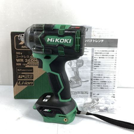  HiKOKI ハイコーキ 36v コードレスインパクトレンチ WR36DH グリーン