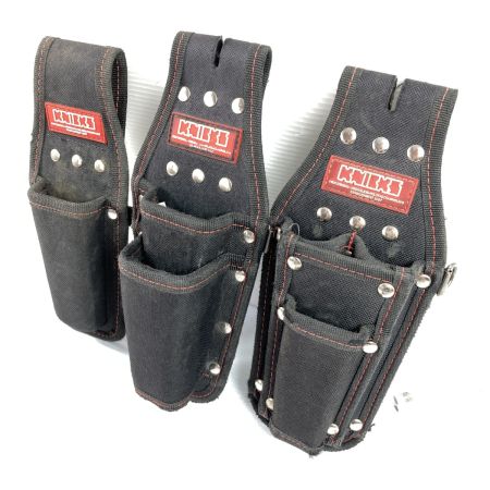  KNICKS 工具ホルダー 工具差し 3点セット  ブラック