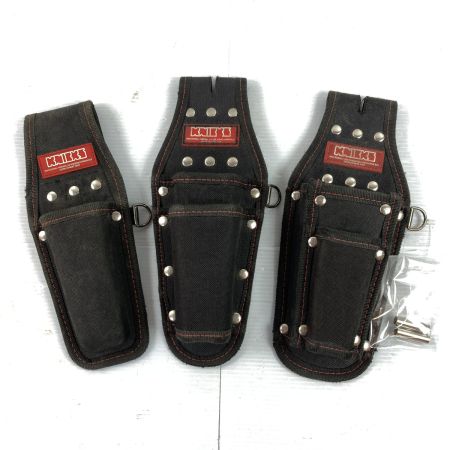  KNICKS 工具ホルダー 工具差し 3点セット  ブラック