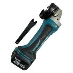 ＊＊ MAKITA マキタ 14.4V 充電式ディスクグラインダ バッテリ1個付属 ※充電器なし GA400D ブルー Cランク