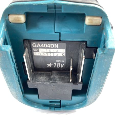  MAKITA マキタ 18V 100mm 充電式ディスクグラインダ (バッテリ1個・ケース付) 充電器なし GA404DN ブルー