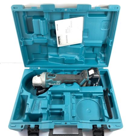  MAKITA マキタ 18V 100mm 充電式ディスクグラインダ (バッテリ1個・ケース付) 充電器なし GA404DN ブルー