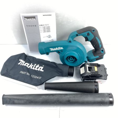  MAKITA マキタ 18V 充電式ブロワ バッテリ1個付属 (充電器なし）※PSEマークあり UB185D ブルー