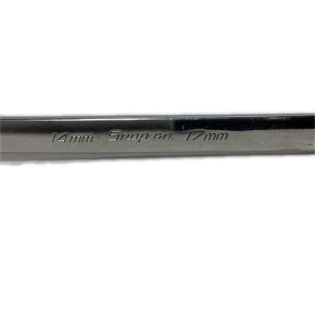 Snap-on スナップオン 両口メガネレンチ Snap-on XOMI1417 シルバー 本体のみ 14/17mm USA XOMI1417 シルバー