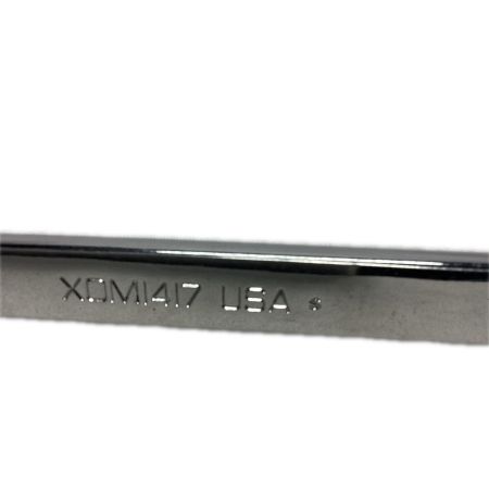 Snap-on スナップオン 両口メガネレンチ Snap-on XOMI1417 シルバー 本体のみ 14/17mm USA XOMI1417 シルバー