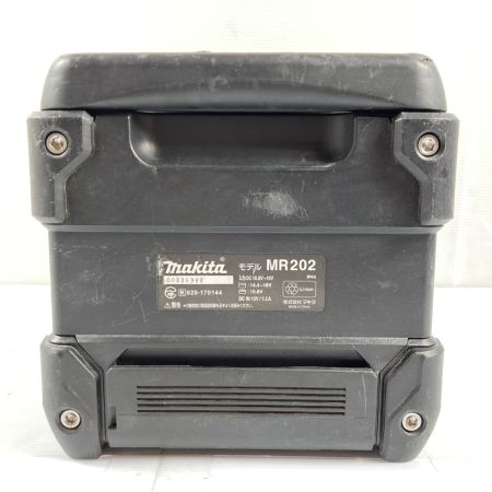  MAKITA マキタ 14.4v/18v 充電式スピーカー Bluetooth対応 MR202 ブラック 【PSEマーク有】