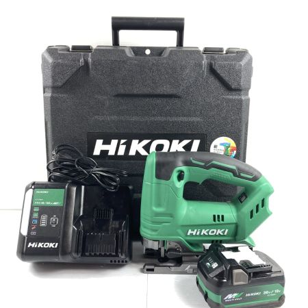  HiKOKI ハイコーキ 18V コードレスジグソー バッテリ1個・充電器・ケース付 ※PSEマークあり CJ18DA グリーン