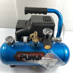 ＊＊ 藤原産業 一般圧 オイルレスエア―コンプレッサー PUMA タンク容量4L AM02-04N(N) ブルー Bランク