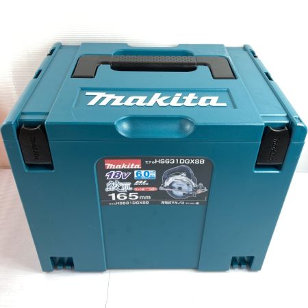  MAKITA マキタ 18V/6.0Ah 充電式マルノコ 鮫肌 充電器・充電池2個・ケース付  (PSEマークあり) (3) HS631DGXSB ブラック
