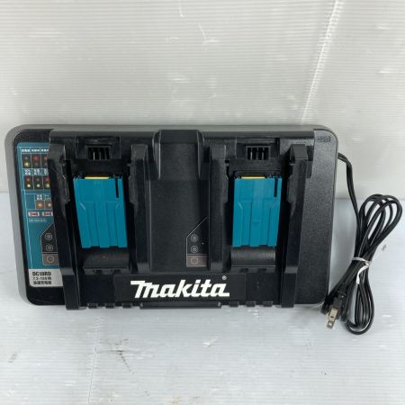  MAKITA マキタ 2口急速充電器 & 18V/6.0Ah純正バッテリx2個 セット PSEマークあり DC18RD ブラック