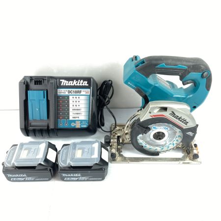  MAKITA マキタ 18V 125mm 充電式マルノコ バッテリx2個・充電器・ケース付 ※PSEマークあり HS474D ブルー