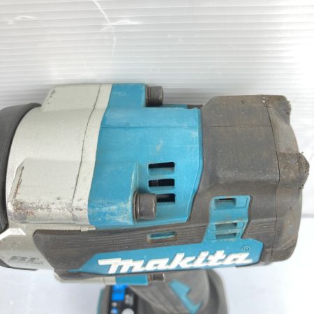  MAKITA マキタ 18V 充電式インパクトレンチ (バッテリ2個・充電器・ケース付) 12.7sq 最大600Nm TW700D ブルー