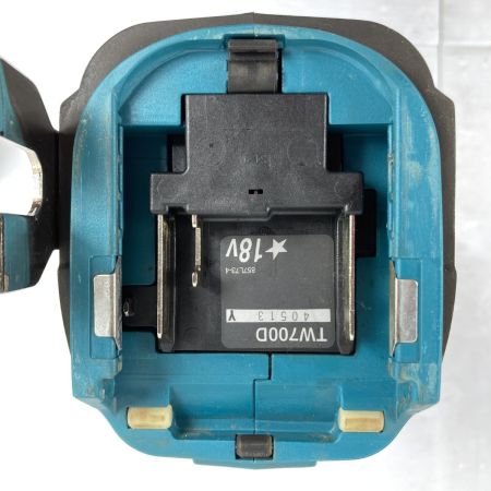 MAKITA マキタ 18V 充電式インパクトレンチ (バッテリ2個・充電器・ケース付) 12.7sq 最大600Nm TW700D ブルー