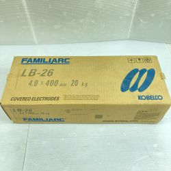 ＊＊ KOBELCO 4.0×400mm 溶接棒 4箱 (20kg) LB-26 未使用品(1) Sランク