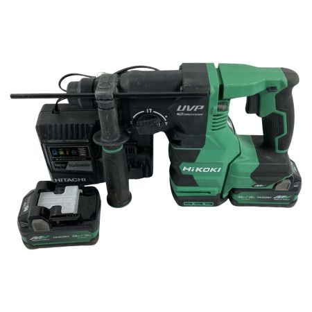 HiKOKI ハイコーキ 36V コードレスハンマードリル SDSプラス  ※バッテリ2個・充電器 DH3628DA グリーン