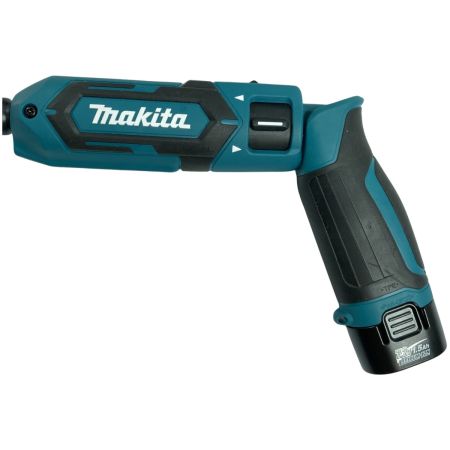  MAKITA マキタ 7.2V 充電式ペンインパクトドライバ バッテリ2個・充電器・ケース付 TD022DSHX ブルー